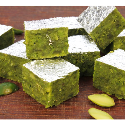 "Pista Burfi - 1kg (Almond Sweets) - Click here to View more details about this Product